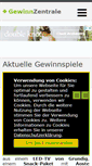 Mobile Screenshot of gewinnzentrale.de